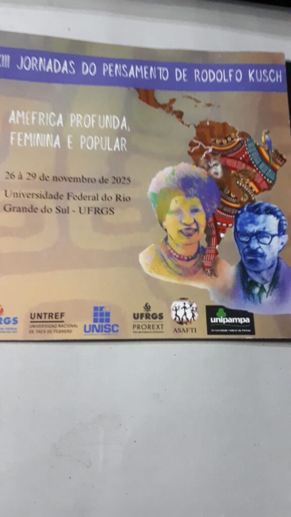 XIII Jornadas do Pensamento do Rodolfo Kusch