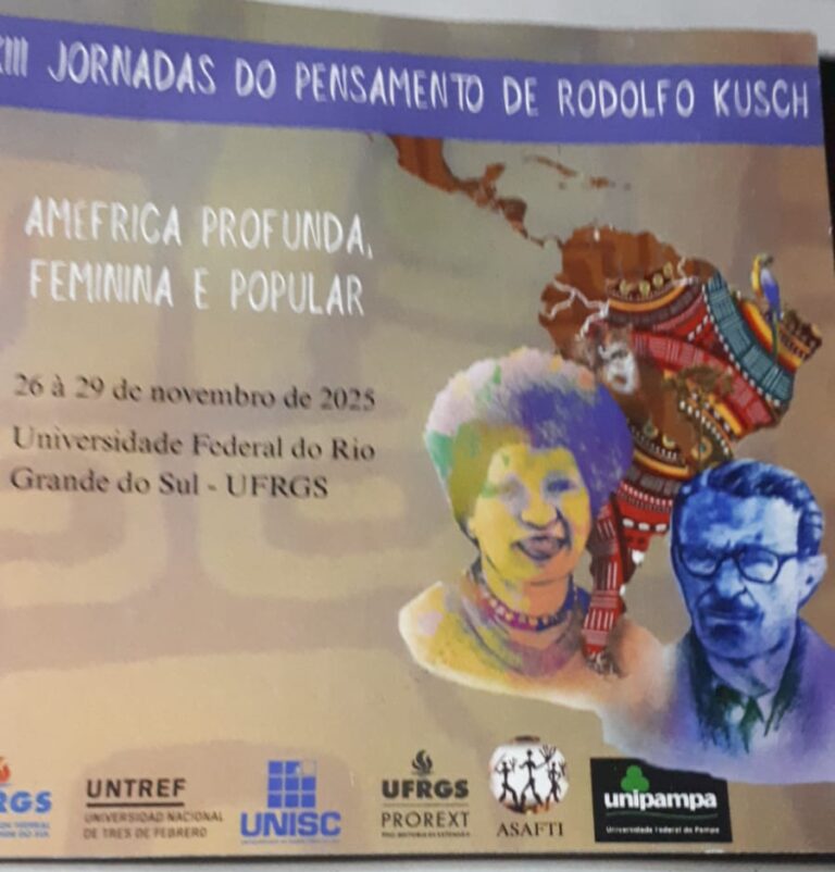 XIII Jornadas do Pensamento do Rodolfo Kusch